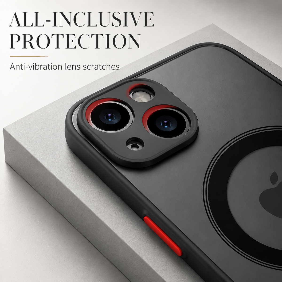 Premium iPhone Case MagSafe Matte Shockproof Protective Cover Camera Lens Protection Anti Scratch Slim Magnetic Soft Grip Full Coverage Minimal Design