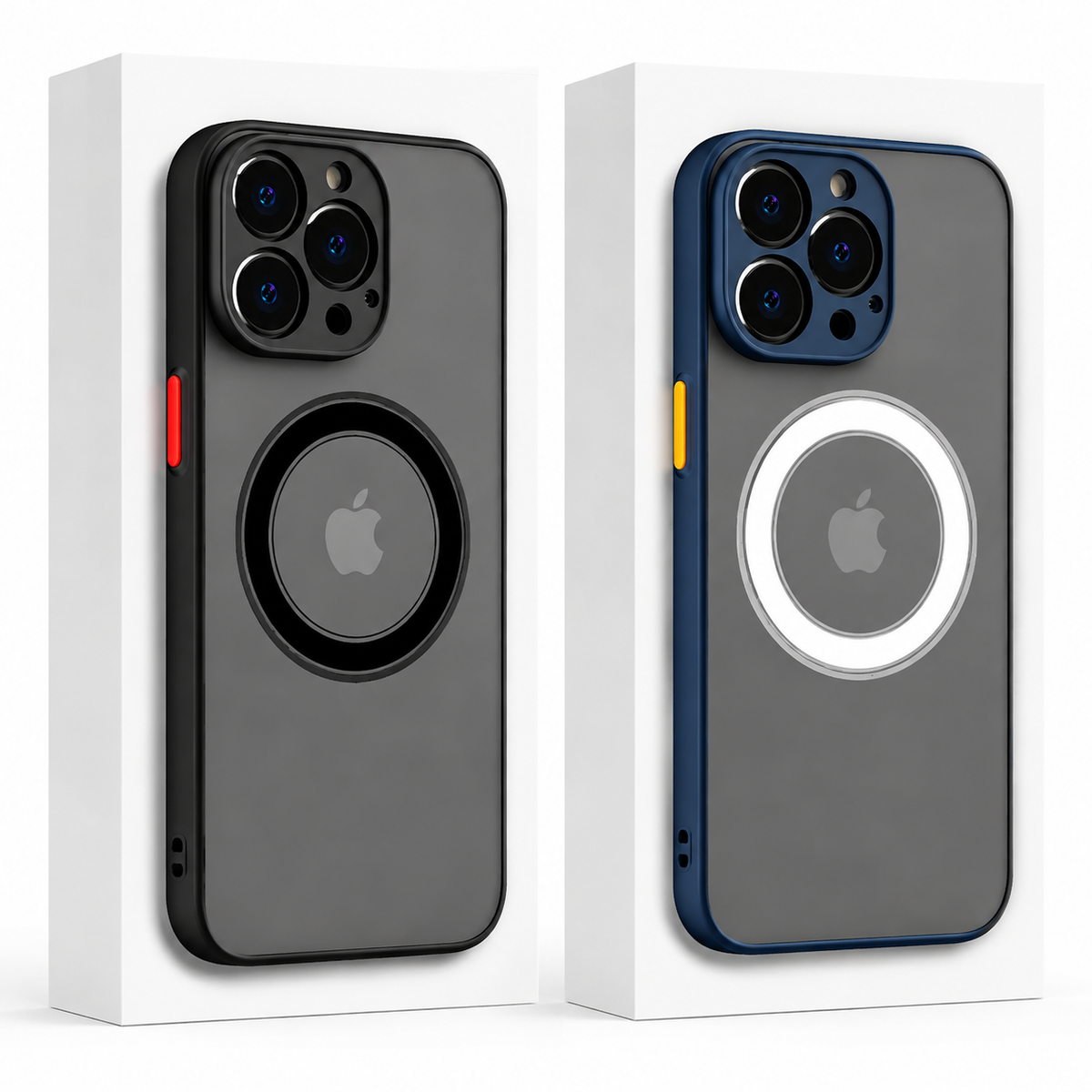 Premium iPhone Case MagSafe Matte Shockproof Protective Cover Camera Lens Protection Anti Scratch Slim Magnetic Soft Grip Full Coverage Minimal Design