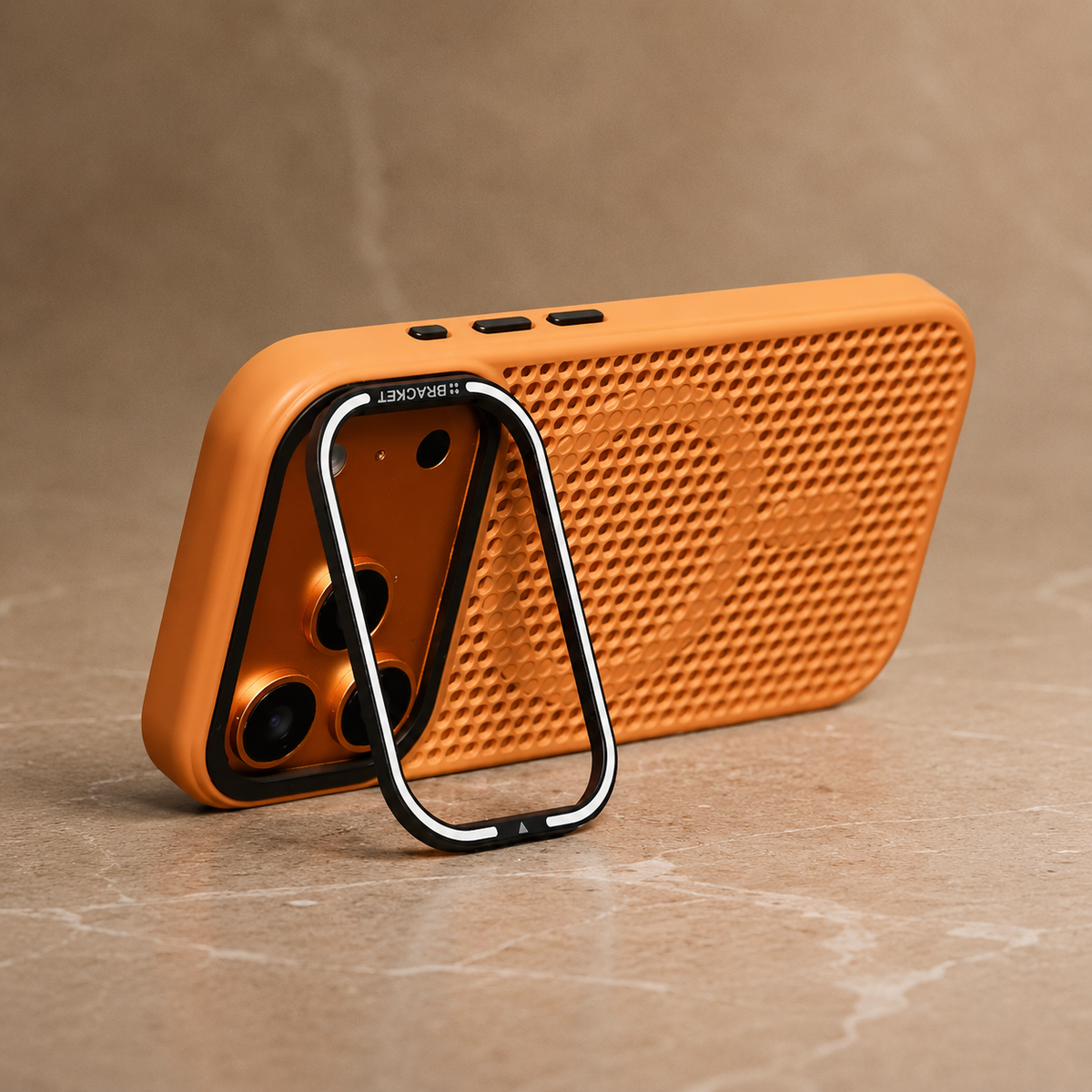 Premium iPhone Case MagSafe Mesh Cooling Magnetic Protective Cover Camera Mount Holder Shockproof Anti Scratch Matte Non Slip Heat Dissipation Tough Case