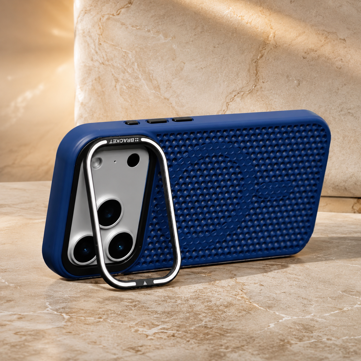 Premium iPhone Case MagSafe Mesh Cooling Magnetic Protective Cover Camera Mount Holder Shockproof Anti Scratch Matte Non Slip Heat Dissipation Tough Case