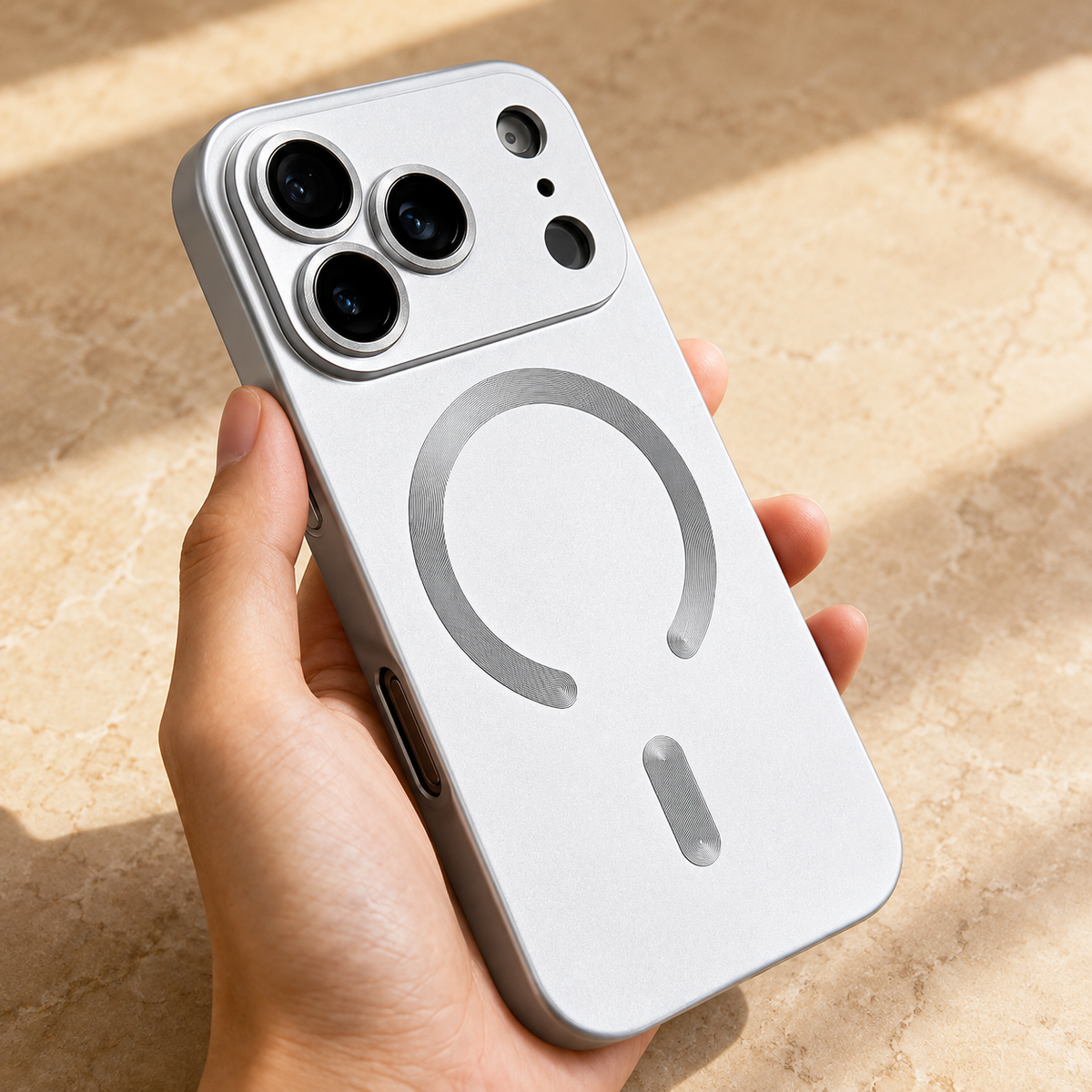 Premium iPhone Case MagSafe Metallic Paint Magnetic Soft TPU Protective Cover Camera Lens Protection Shockproof Anti Scratch Slim Wireless Charging