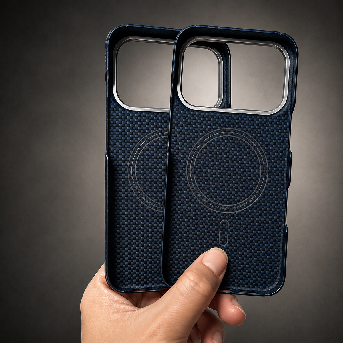 Premium iPhone Case MagSafe Real Carbon Fiber Aramid Fiber Ultra Thin Shockproof Matte Anti Fingerprint Protective Cover Full Coverage Slim Fit Design