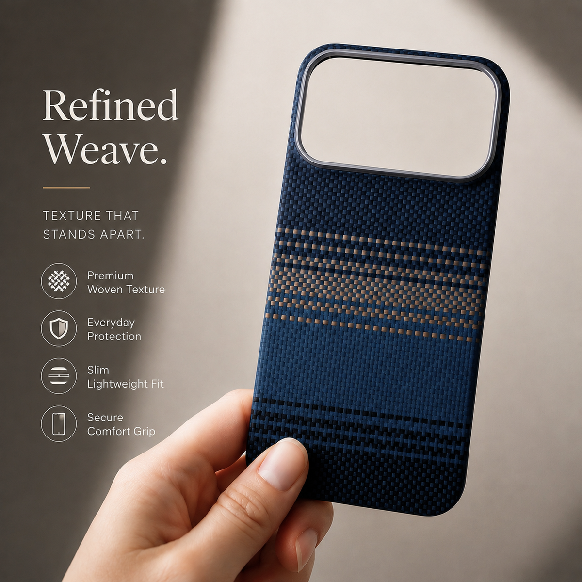 Premium iPhone Case MagSafe Real Carbon Fiber Aramid Fiber Ultra Thin Shockproof Matte Anti Fingerprint Protective Cover Full Coverage Slim Fit Design