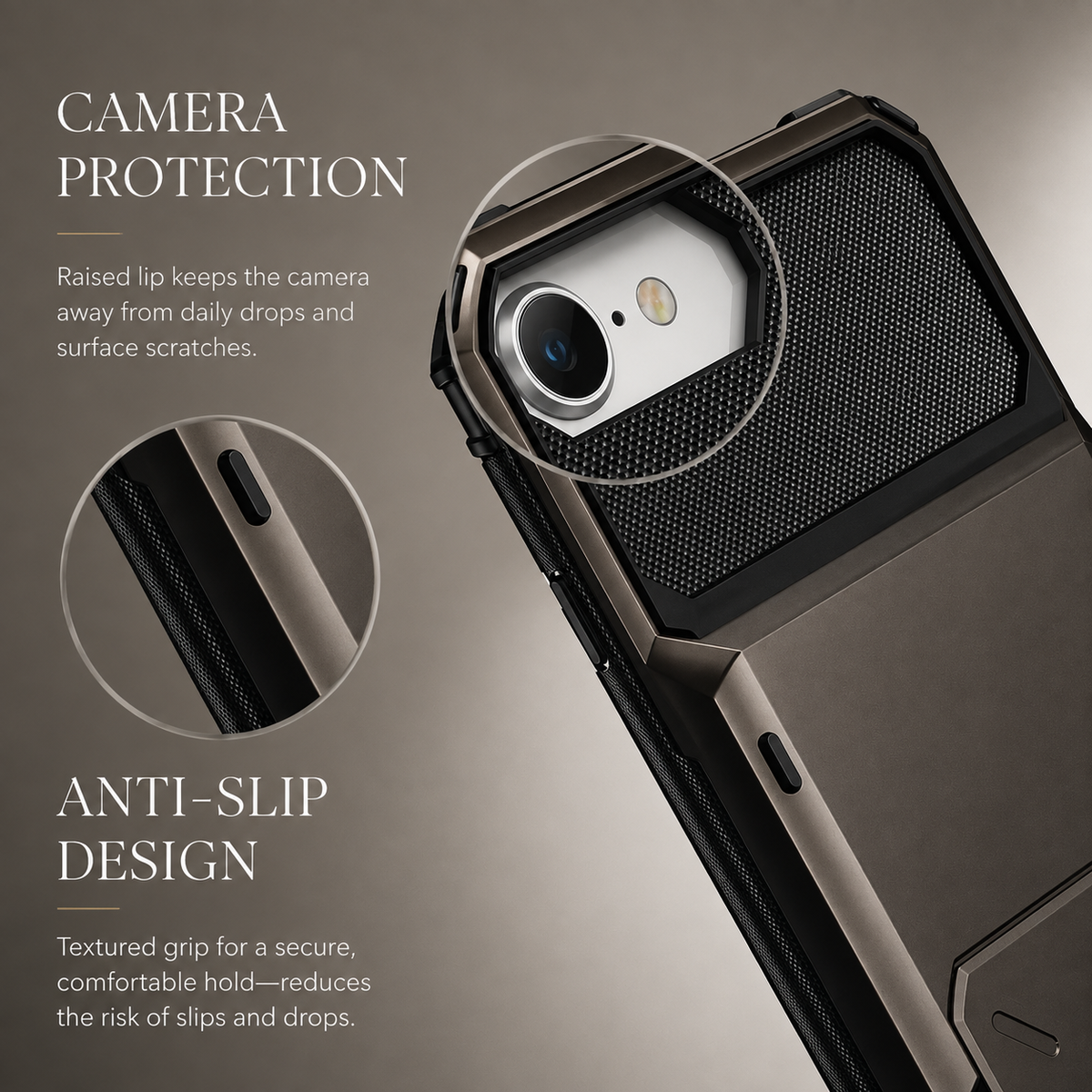 Premium iPhone Case MagSafe Rugged Armor Wallet Card Holder Kickstand TPU Bumper Shockproof Scratch Resistant Full Coverage Magnetic Ring Protective