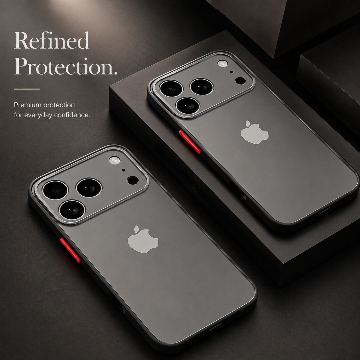 Premium iPhone Case MagSafe Translucent Armor Shockproof Matte Protective Cover Anti Fingerprint Camera Protection Slim Full Coverage Clean Fit