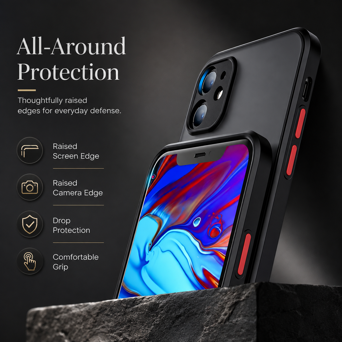 Premium iPhone Case MagSafe Translucent Magnetic Armor Shockproof PC TPU Protective Cover Anti Scratch Anti Fingerprint Matte Slim Wireless Charging Case