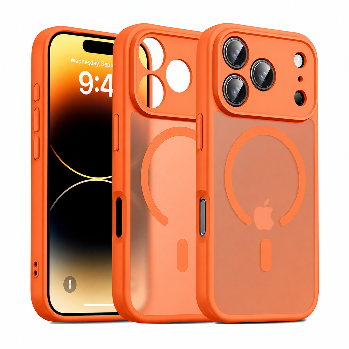 Premium iPhone Case MagSafe Translucent Matte Anti Fingerprint Shockproof PC TPU Protective Cover Anti Scratch Lightweight Slim Full Coverage Case