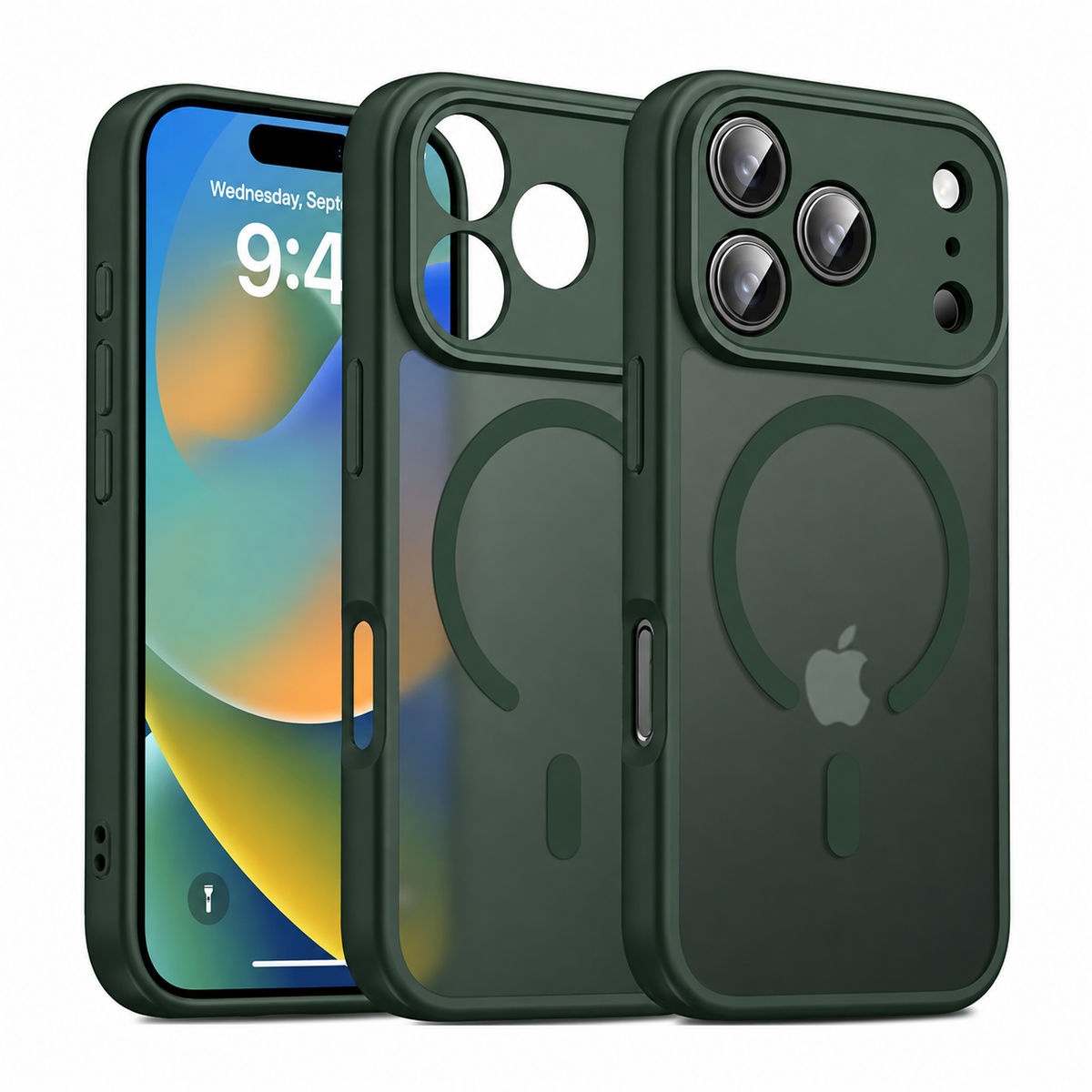 Premium iPhone Case MagSafe Translucent Matte Anti Fingerprint Shockproof PC TPU Protective Cover Anti Scratch Lightweight Slim Full Coverage Case
