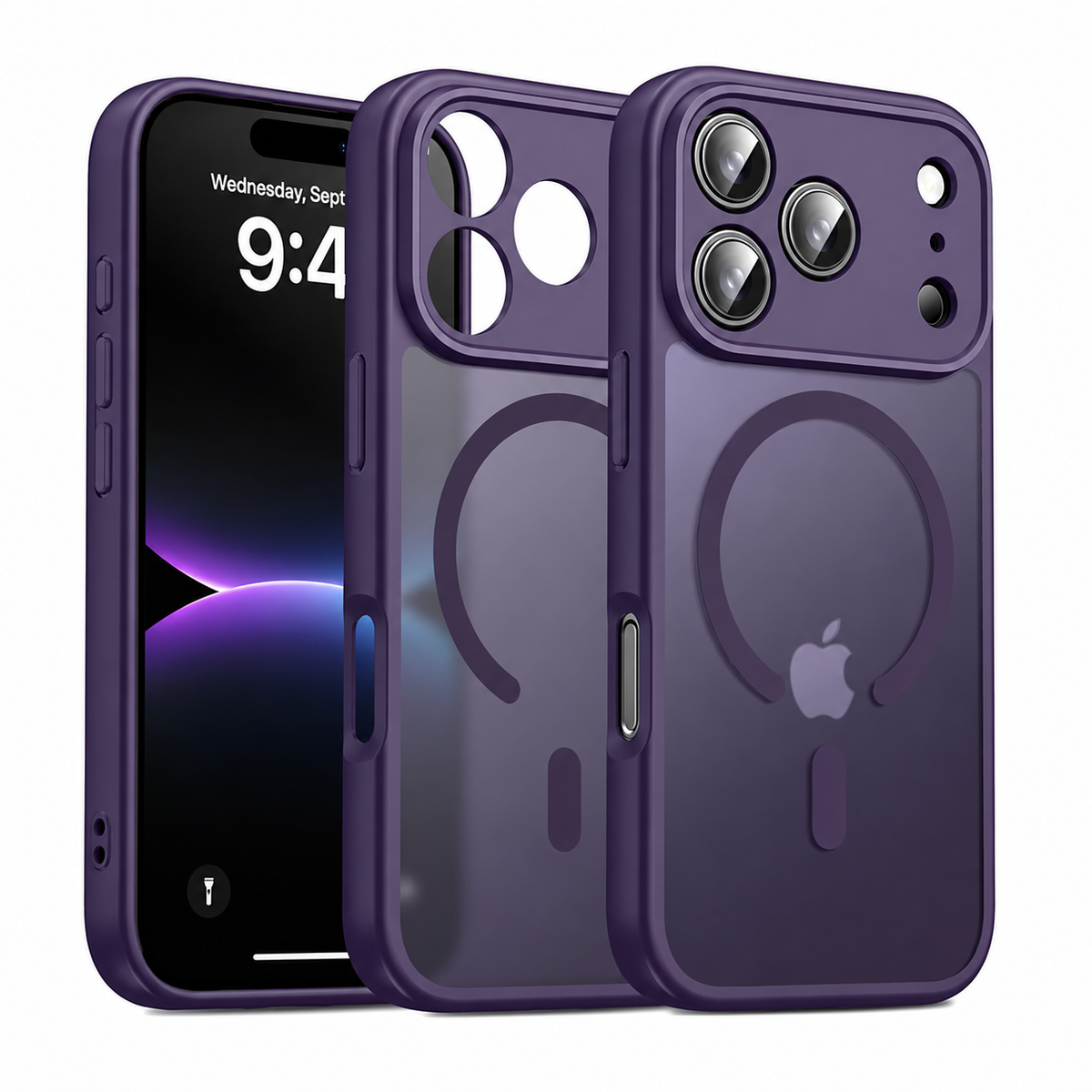 Premium iPhone Case MagSafe Translucent Matte Anti Fingerprint Shockproof PC TPU Protective Cover Anti Scratch Lightweight Slim Full Coverage Case