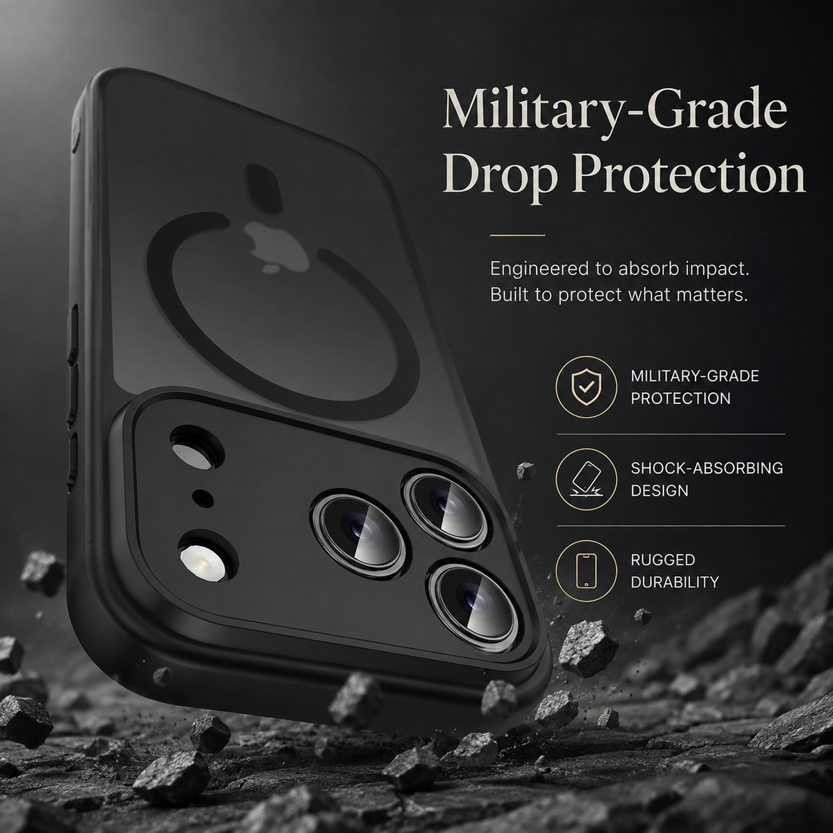 Premium iPhone Case MagSafe Translucent Matte Magnetic Protective Cover Anti Fingerprint Anti Scratch Lightweight PC TPU Slim Full Coverage Case Design