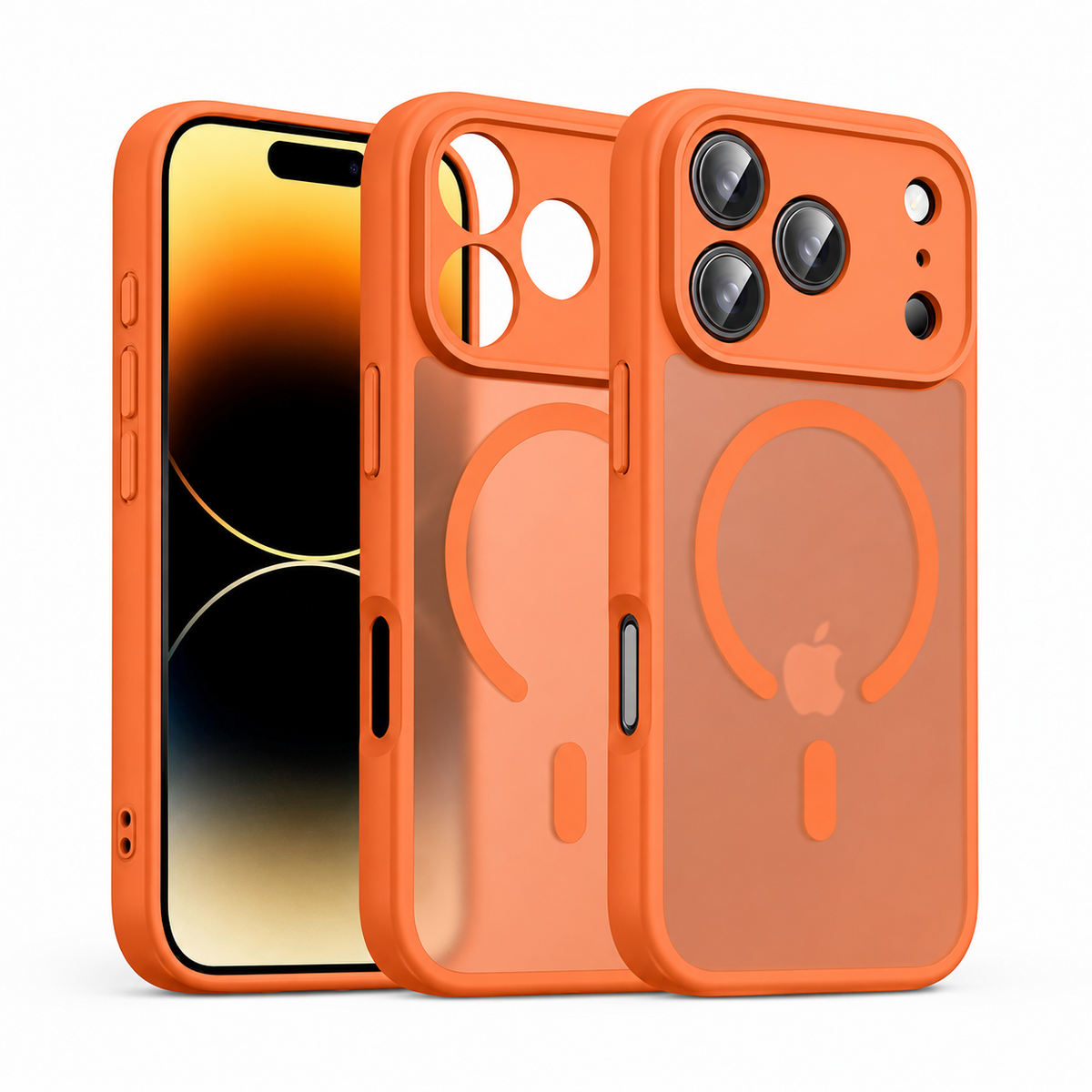 Premium iPhone Case MagSafe Translucent Matte Magnetic Protective Cover Anti Fingerprint Anti Scratch Lightweight PC TPU Slim Full Coverage Case Design