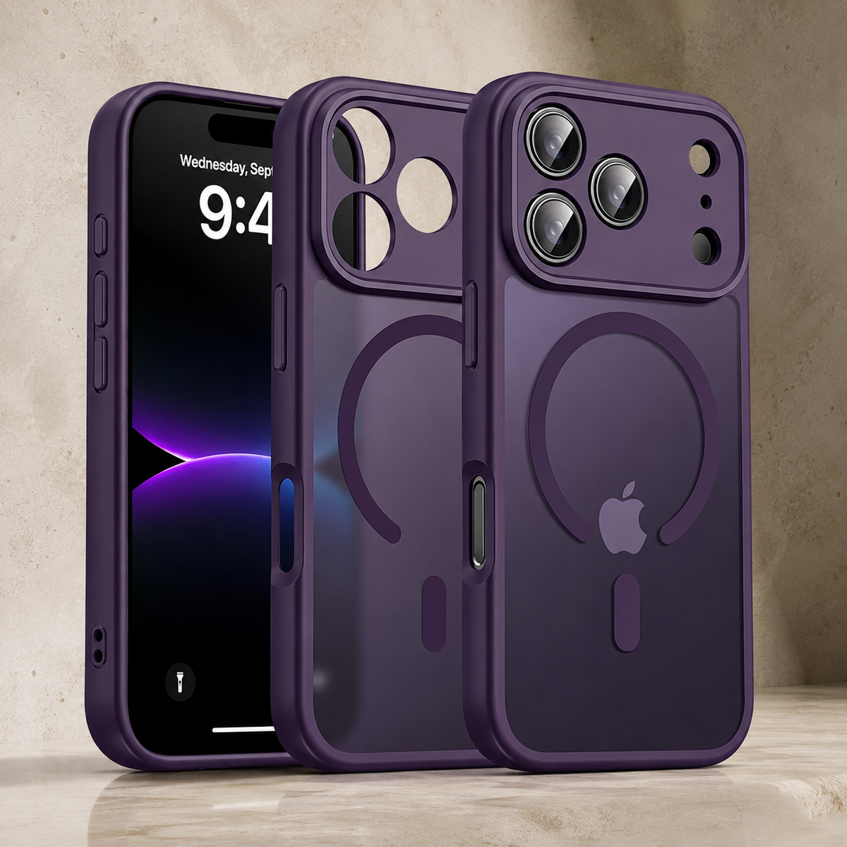 Premium iPhone Case MagSafe Translucent Matte Magnetic Protective Cover Anti Fingerprint Anti Scratch Lightweight PC TPU Slim Full Coverage Case Design
