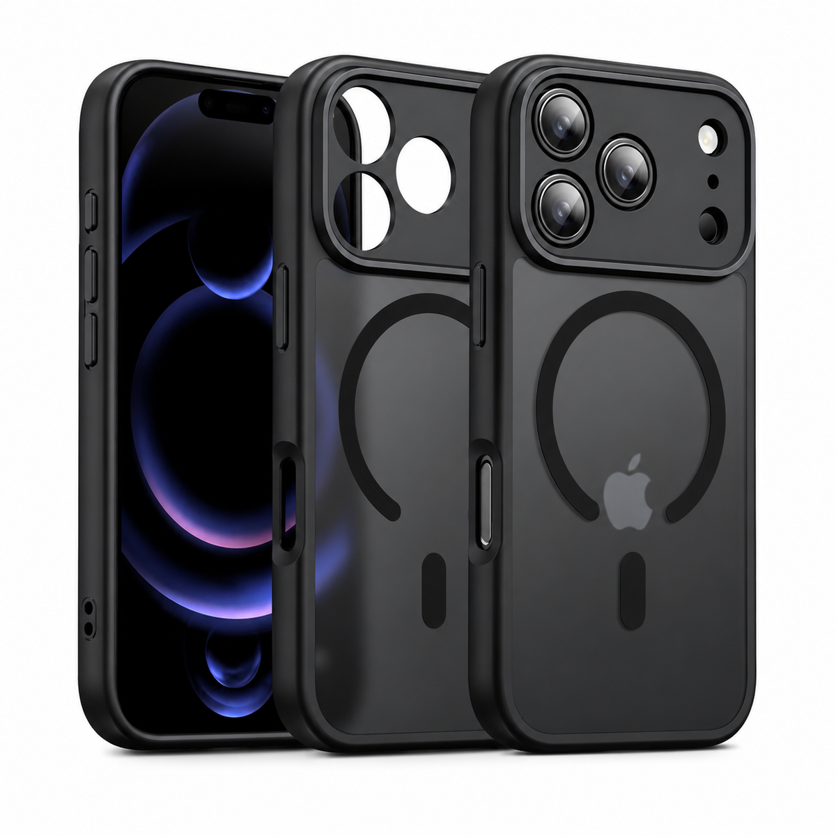 Premium iPhone Case MagSafe Translucent Matte Magnetic Protective Cover Anti Fingerprint Anti Scratch Lightweight PC TPU Slim Full Coverage Case Design