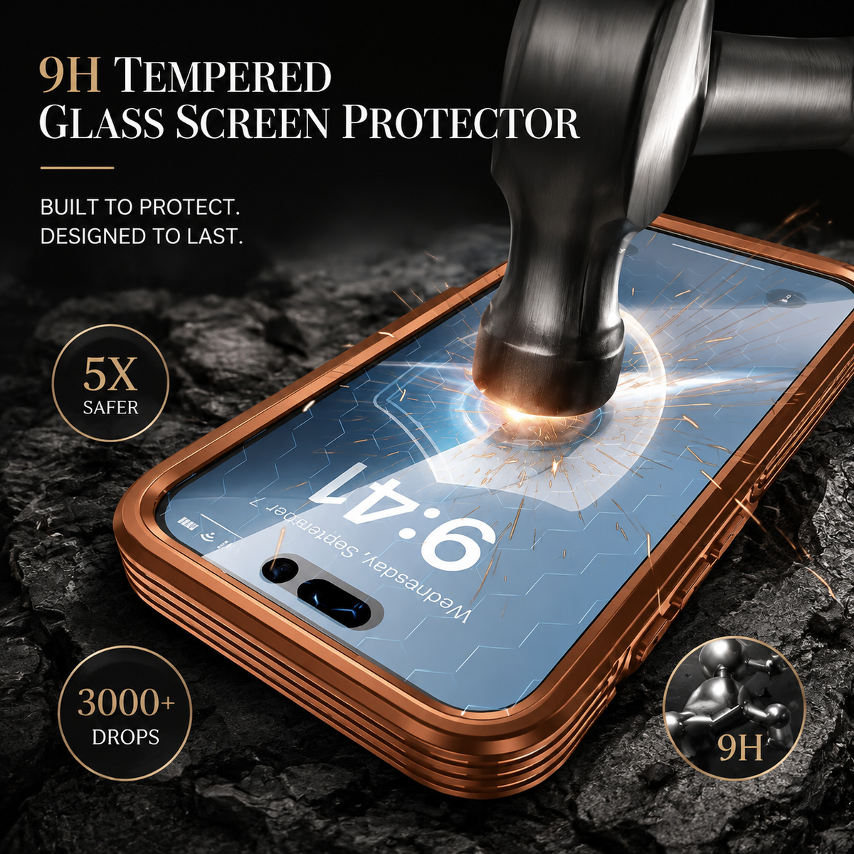 Premium iPhone Case MagSafe Transparent Full Coverage Shockproof TPU Protective Cover Wireless Charging Anti Scratch Magnetic Slim Clear Double-Sided