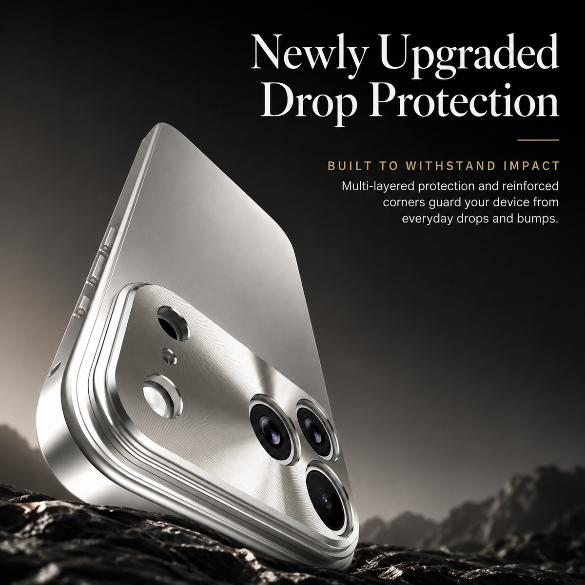 Premium iPhone Case MagSafe Ultra Thin Aluminum Frame Frosted Matte Back Shockproof Camera Protection Anti Fingerprint Slim Full Coverage Design Style