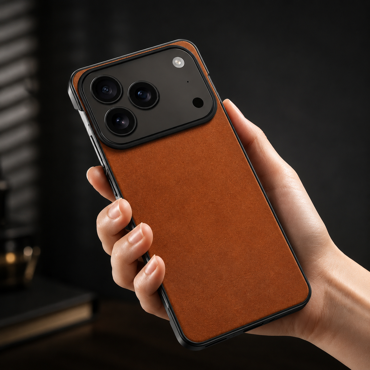 Premium iPhone Case MagSafe Ultra Thin Leather PC Cover Shockproof Anti Scratch Camera Protection Non Slip Matte Frameless Slim Full Cover Modern Look