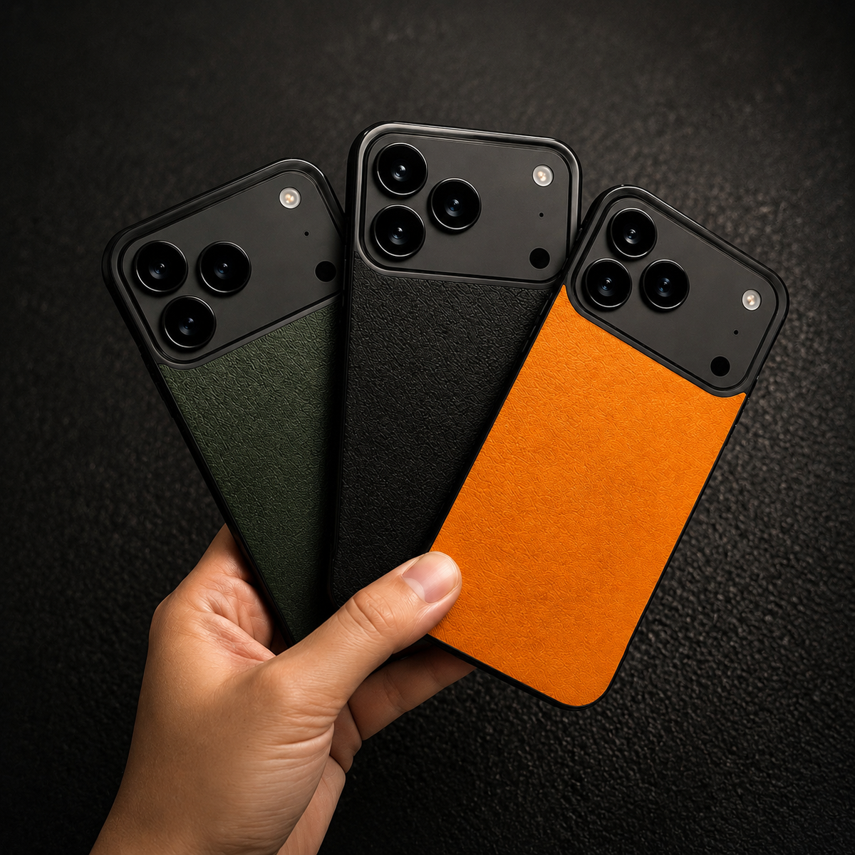 Premium iPhone Case MagSafe Ultra Thin Leather PC Cover Shockproof Anti Scratch Camera Protection Non Slip Matte Frameless Slim Full Cover Modern Look