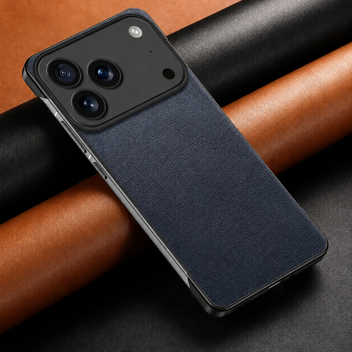 Premium iPhone Case MagSafe Ultra Thin Leather PC Cover Shockproof Anti Scratch Camera Protection Non Slip Matte Frameless Slim Full Cover Modern Look