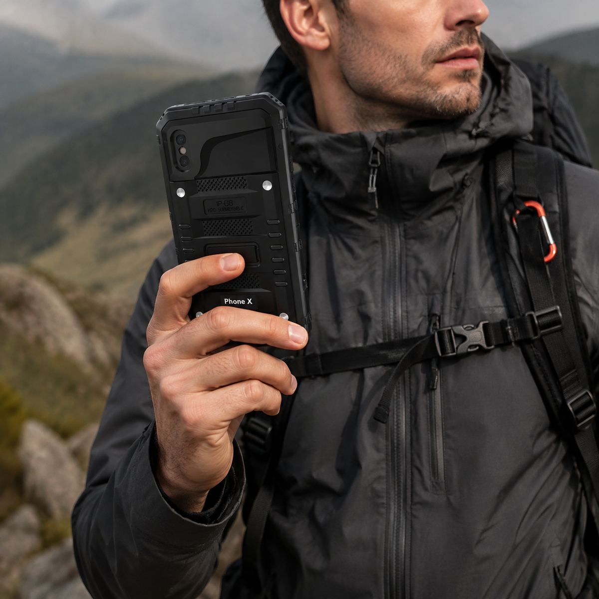 Premium iPhone Case MagSafe Waterproof Aluminum Armor Shockproof Full Body Camera Lens Protection Dustproof Sealed Rugged Protective Cover Design Slim