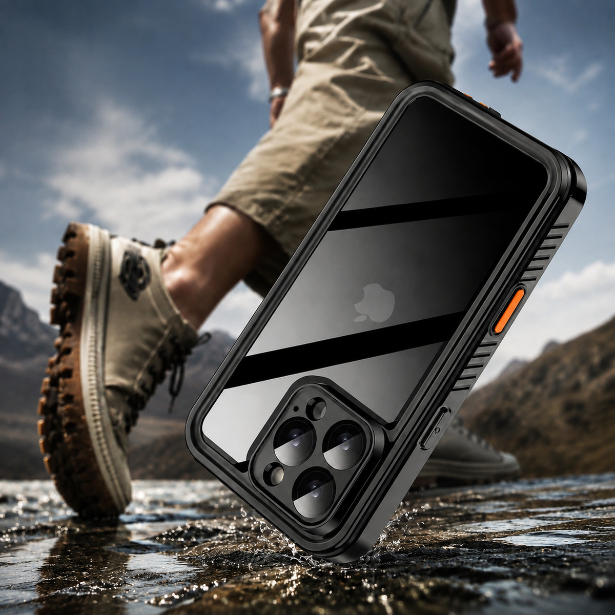Premium iPhone Case MagSafe Waterproof Built In Screen Protection Shockproof Dustproof Full Body Protective Cover Sealed Rugged Heavy Duty Case Design