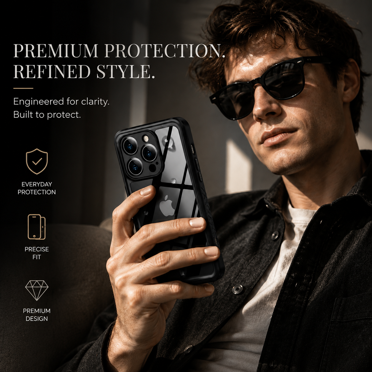 Premium iPhone Case MagSafe Waterproof Built In Screen Protection Shockproof Dustproof Full Body Protective Cover Sealed Rugged Heavy Duty Case Design