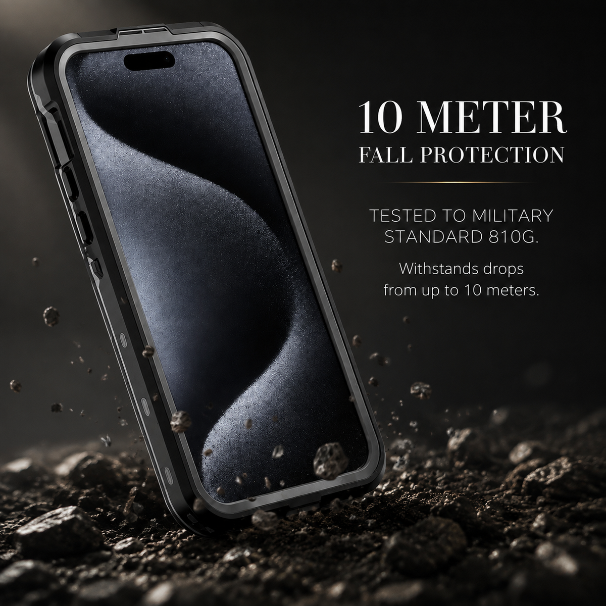 Premium iPhone Case MagSafe Waterproof IP68 Sealed Cover Shockproof 360° Full Body Protection Camera Screen Guard Rugged Outdoor Protective Design Use