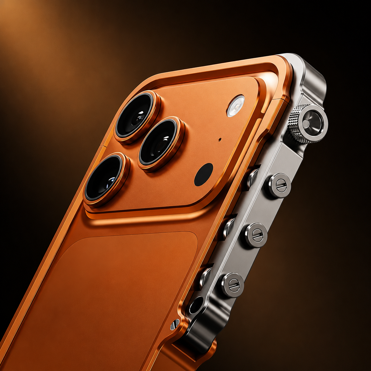 Premium iPhone Case Magnetic Aluminum Alloy Armored Frame MagSafe Compatible Shockproof Anti Scratch Non Slip Glitter Heat Resistant Slim Cover Design