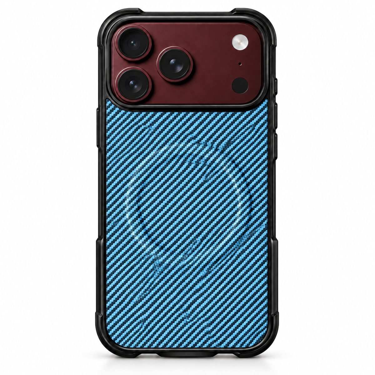 Premium iPhone Case Magnetic Carbon Fiber Pattern Soft TPU MagSafe Foldable Cover Shockproof Anti Knock Slim Non Slip Durable Protective Phone Cover Shell Case