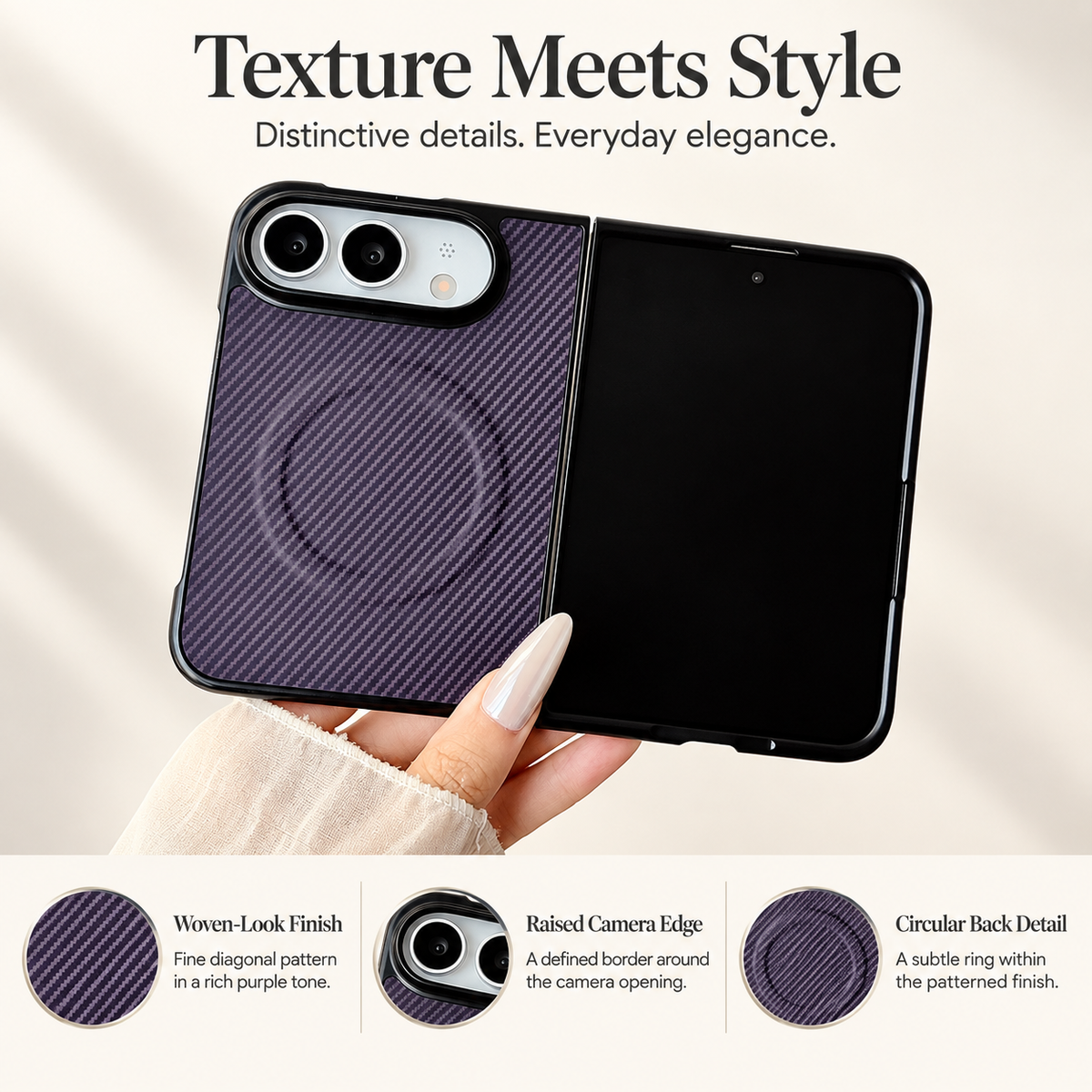 Premium iPhone Case Magnetic Carbon Fiber Pattern Soft TPU MagSafe Shockproof Anti Knock Slim Non Slip Durable Protective Tough Back Phone Cover Shell Case