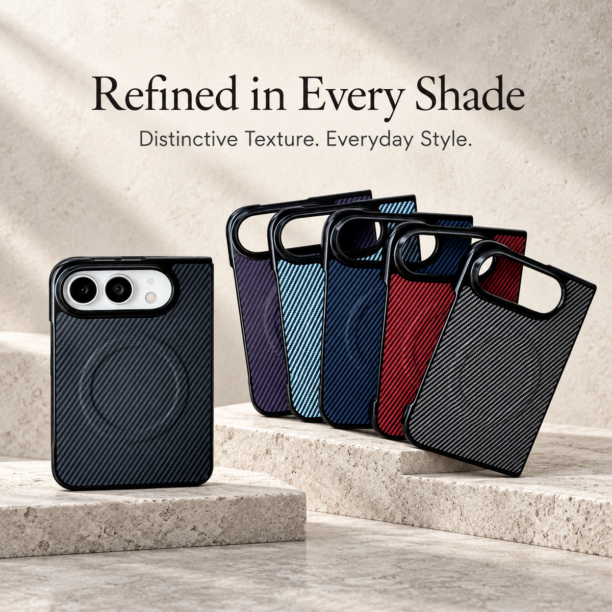 Premium iPhone Case Magnetic Carbon Fiber Pattern Soft TPU MagSafe Shockproof Anti Knock Slim Non Slip Durable Protective Tough Back Phone Cover Shell Case