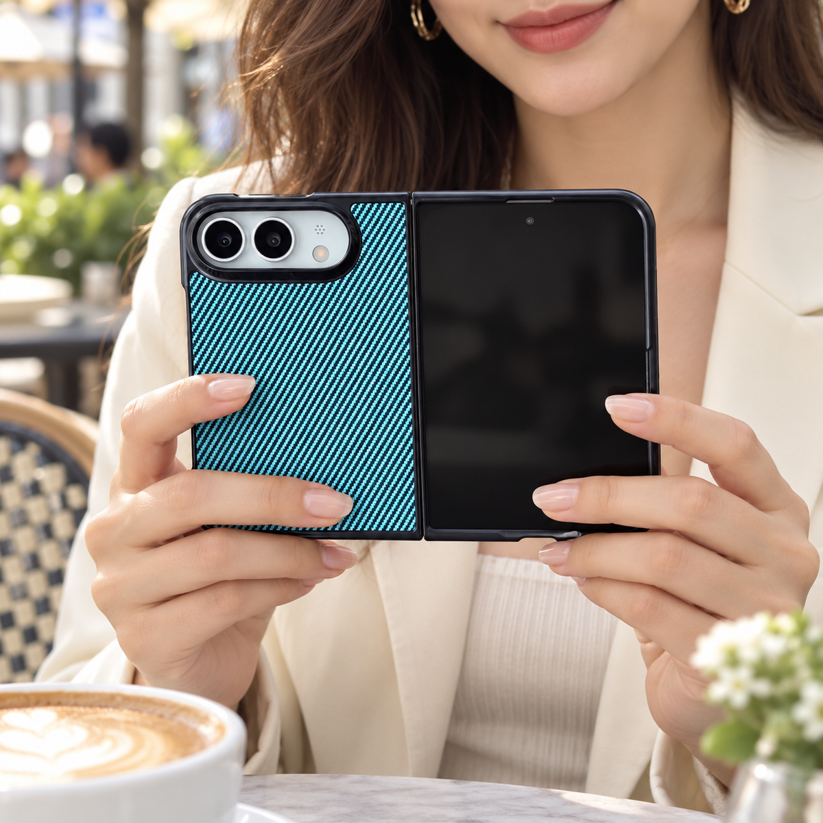 Premium iPhone Case Magnetic Carbon Fiber Pattern Soft TPU Shockproof Anti Knock Slim Protective Durable Non Slip Wireless Charging Phone Cover Shell Case