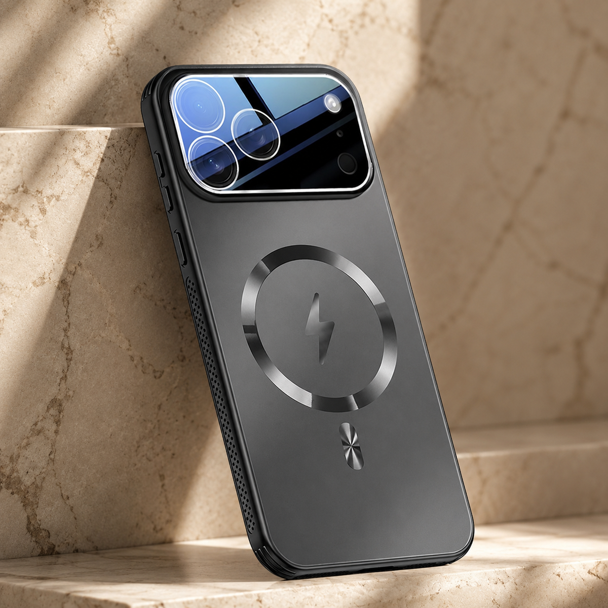 Premium iPhone Case Magnetic Frosted Heat Dissipation Protective Cover Camera Lens Protection Anti Scratch Slim Full Coverage Cooling Matte Case Design