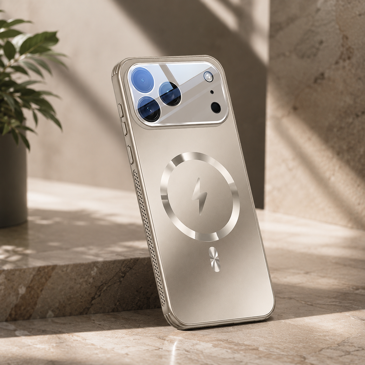 Premium iPhone Case Magnetic Frosted Heat Dissipation Protective Cover Camera Lens Protection Anti Scratch Slim Full Coverage Cooling Matte Case Design