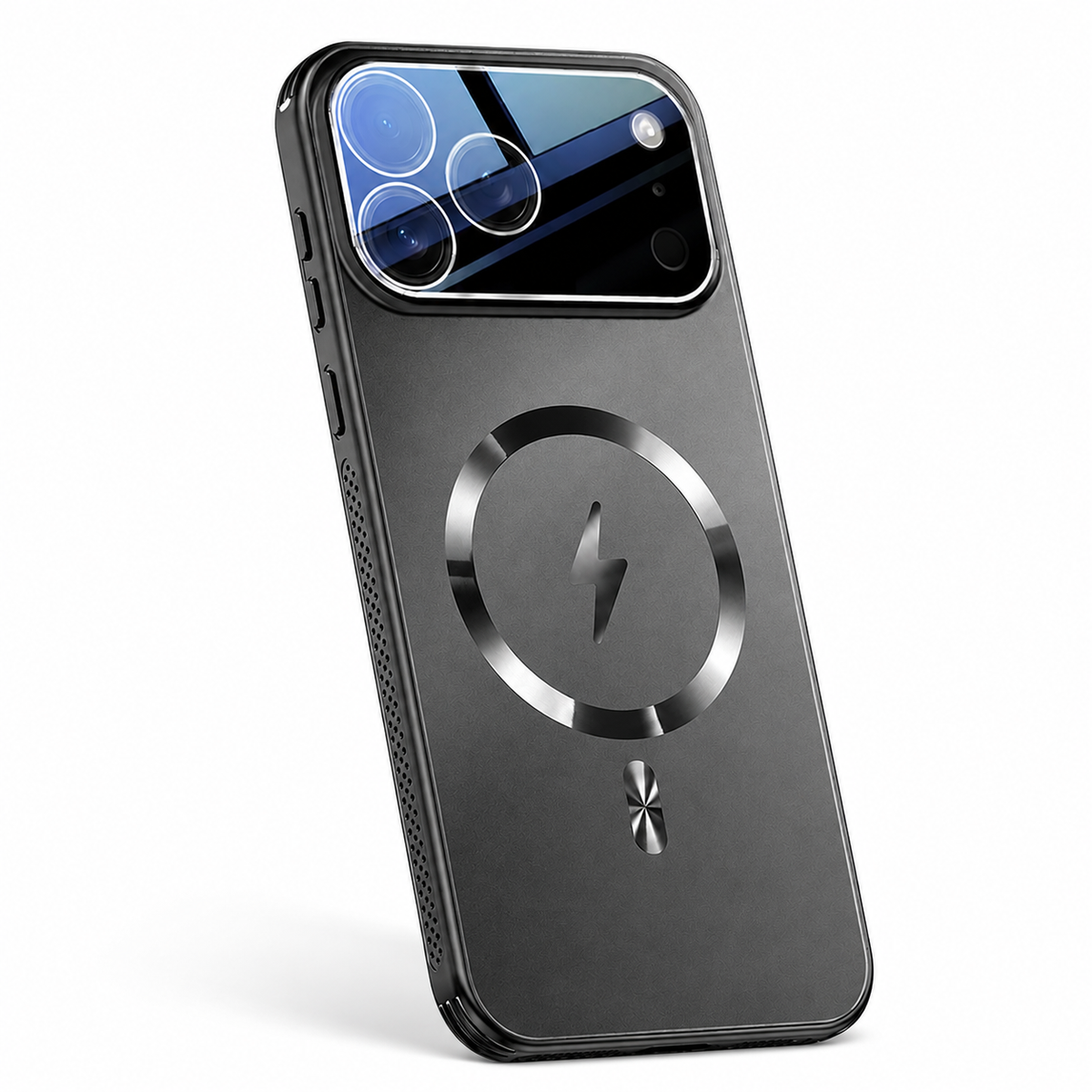 Premium iPhone Case Magnetic Frosted Heat Dissipation Protective Cover Camera Lens Protection Anti Scratch Slim Full Coverage Cooling Matte Case Design