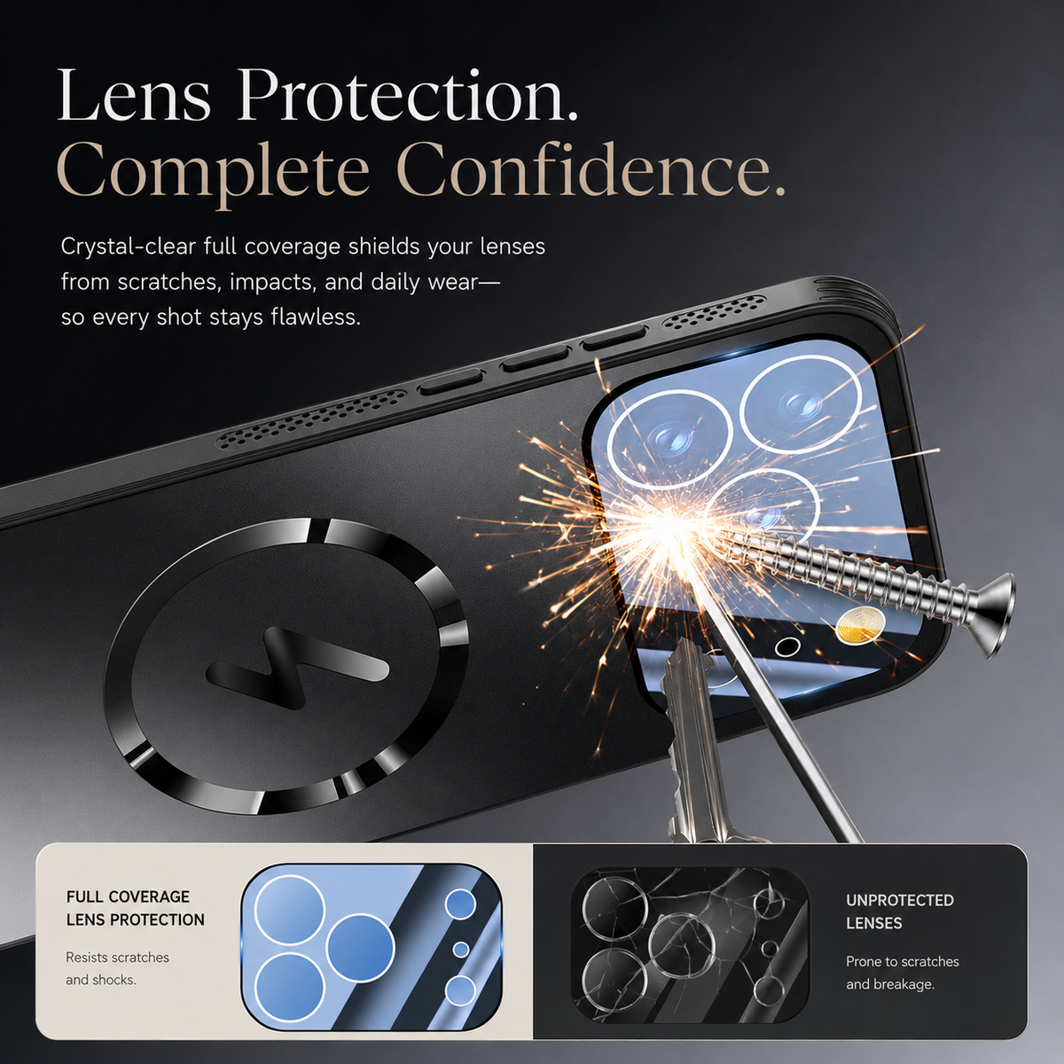 Premium iPhone Case Magnetic Frosted Heat Dissipation Protective Cover Camera Lens Protection Anti Scratch Slim Full Coverage Cooling Matte Case Design