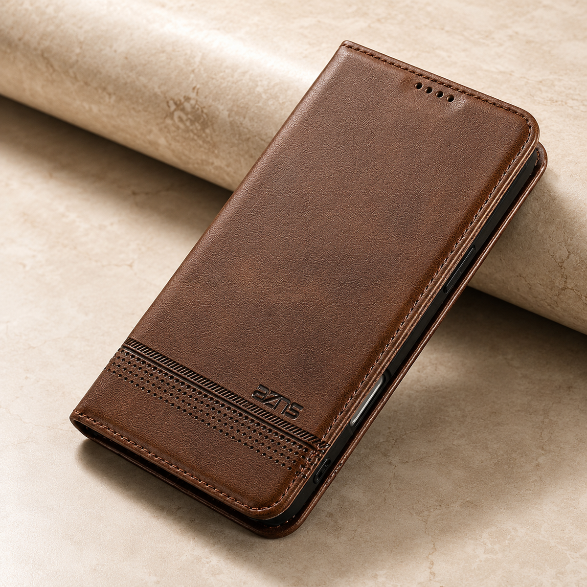 Premium iPhone Case Magnetic Leather Wallet Protective Cover Anti Scratch Dustproof Slim Card Storage Soft Touch Non Slip Full Coverage Folio Case