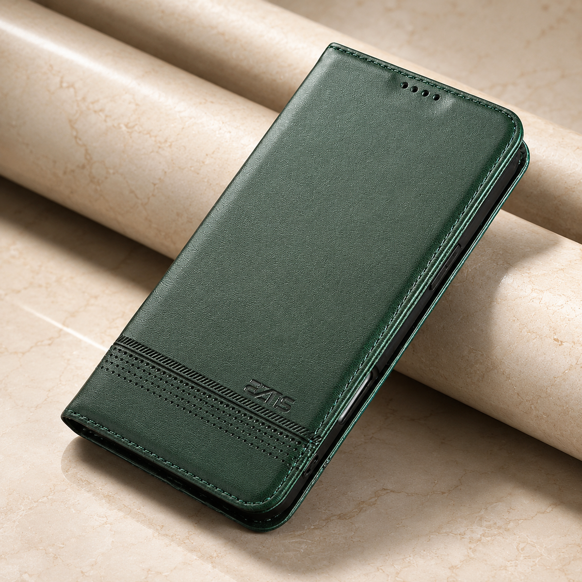 Premium iPhone Case Magnetic Leather Wallet Protective Cover Anti Scratch Dustproof Slim Card Storage Soft Touch Non Slip Full Coverage Folio Case