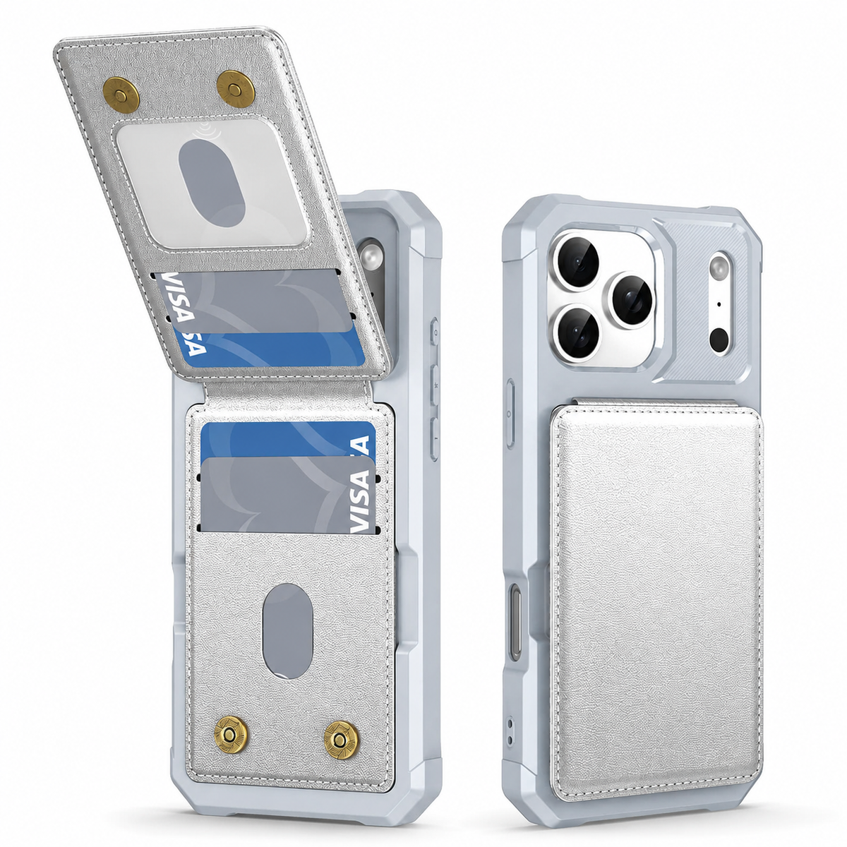Premium iPhone Case Magnetic PU Leather Wallet Card Holder Flip Cover Shockproof Kickstand Anti Scratch Anti Fingerprint TPU Bumper Protective Case