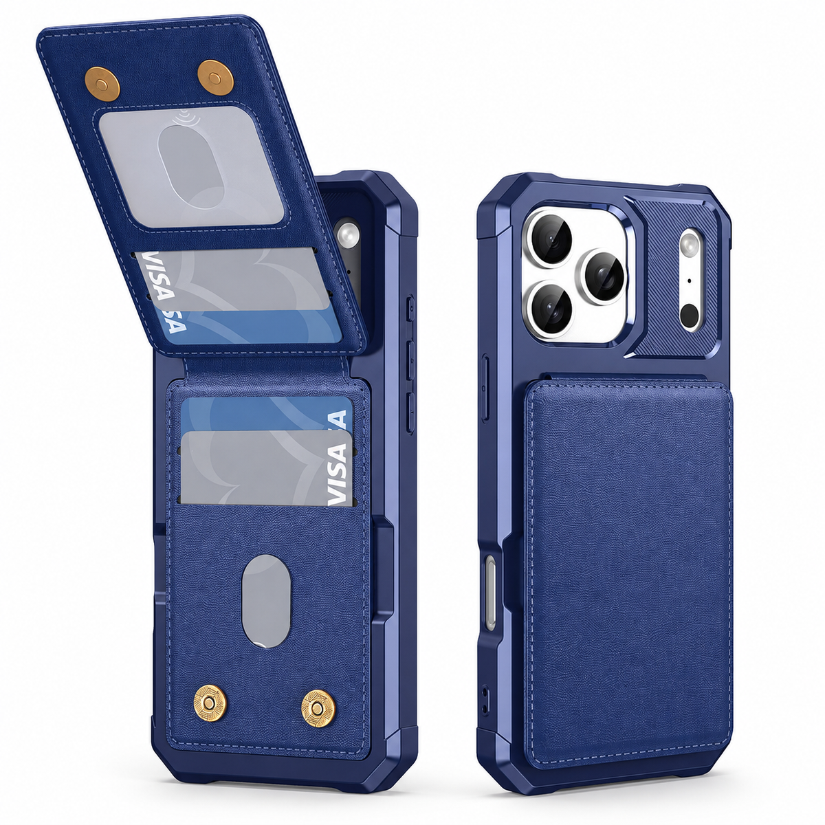 Premium iPhone Case Magnetic PU Leather Wallet Card Holder Flip Cover Shockproof Kickstand Anti Scratch Anti Fingerprint TPU Bumper Protective Case