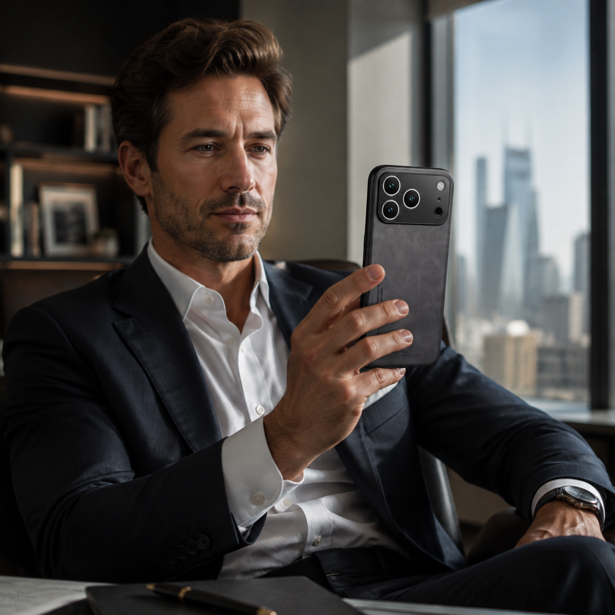 Premium iPhone Case Magnetic Shockproof Protective Cover Car Holder Compatible Anti Fingerprint Anti Scratch Non Slip Slim Reinforced Bumper Full Coverage