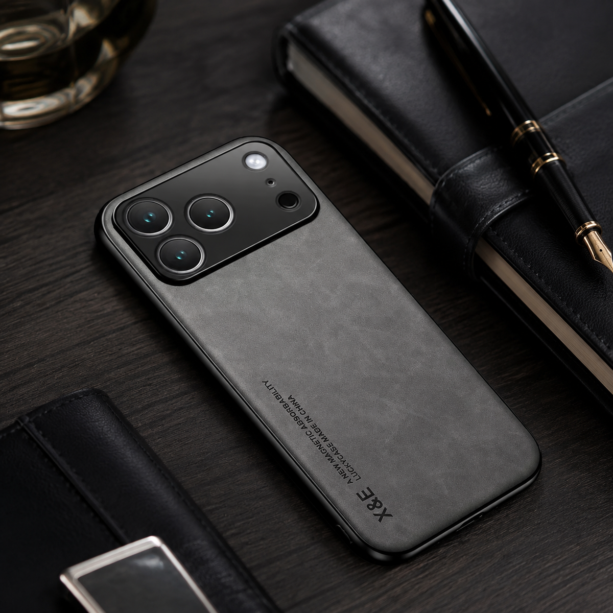 Premium iPhone Case Magnetic Shockproof Protective Cover Car Holder Compatible Anti Fingerprint Anti Scratch Non Slip Slim Reinforced Bumper Full Coverage