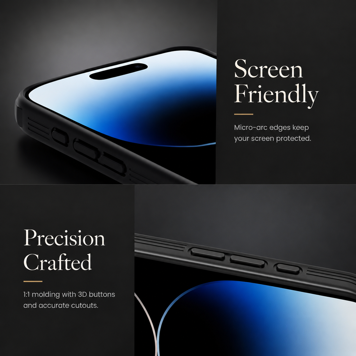 Premium iPhone Case Magnetic Shockproof Sliding Camera Cover PC TPU Dual Layer Anti Scratch Anti Slip Protective Casing Rugged Full Coverage Dustproof