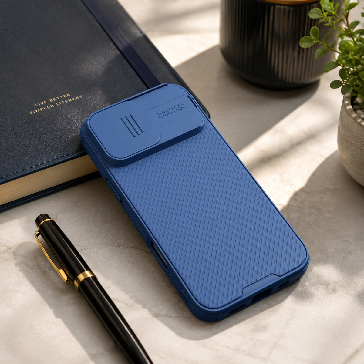 Premium iPhone Case Magnetic Shockproof Sliding Camera Cover PC TPU Dual Layer Anti Scratch Anti Slip Protective Casing Rugged Full Coverage Dustproof
