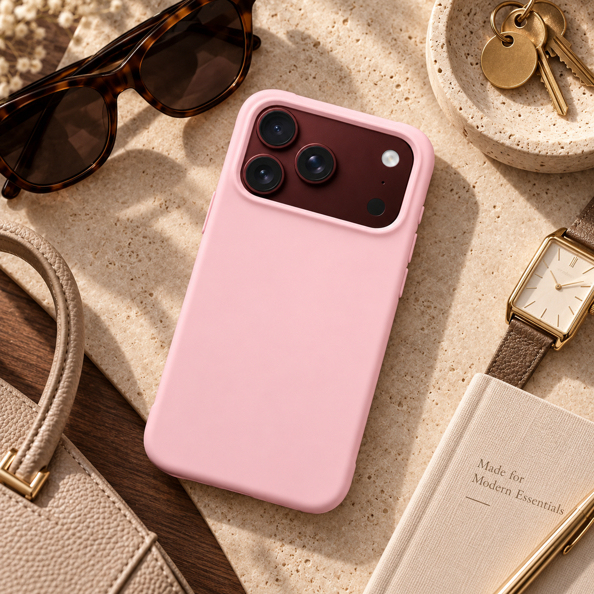 Premium iPhone Case Matte Candy Color Hard PC Silky Skin Feel Foldable Cover Shockproof Bumper Slim Non Slip Anti Scratch Durable Protective Phone Cover Case