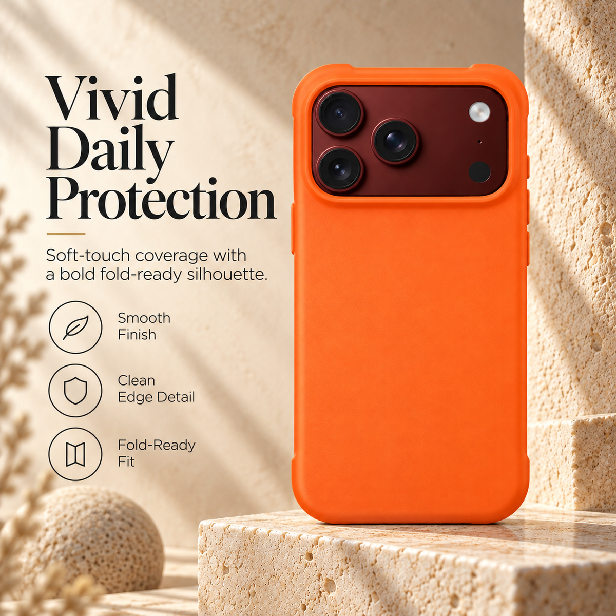 Premium iPhone Case Matte Candy Color Ultra Thin Foldable Cover Full Hinge Protection Shockproof Front Back Hard PC Slim Durable Protective Phone Cover Case