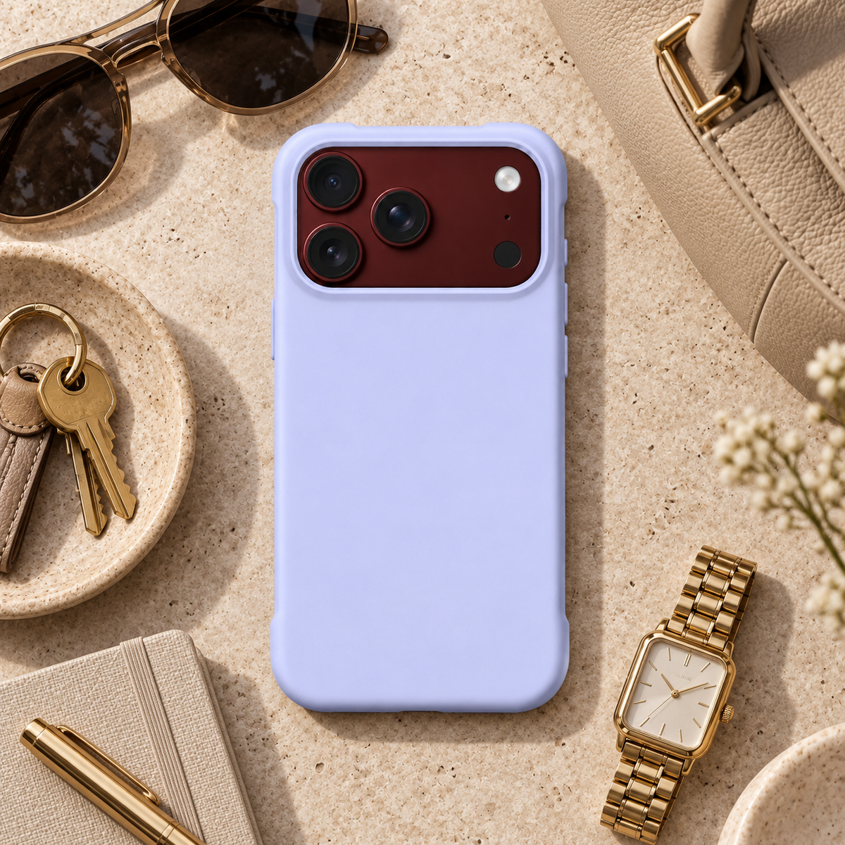 Premium iPhone Case Matte Candy Color Ultra Thin Foldable Cover Full Hinge Protection Shockproof Front Back Hard PC Slim Durable Protective Phone Cover Case