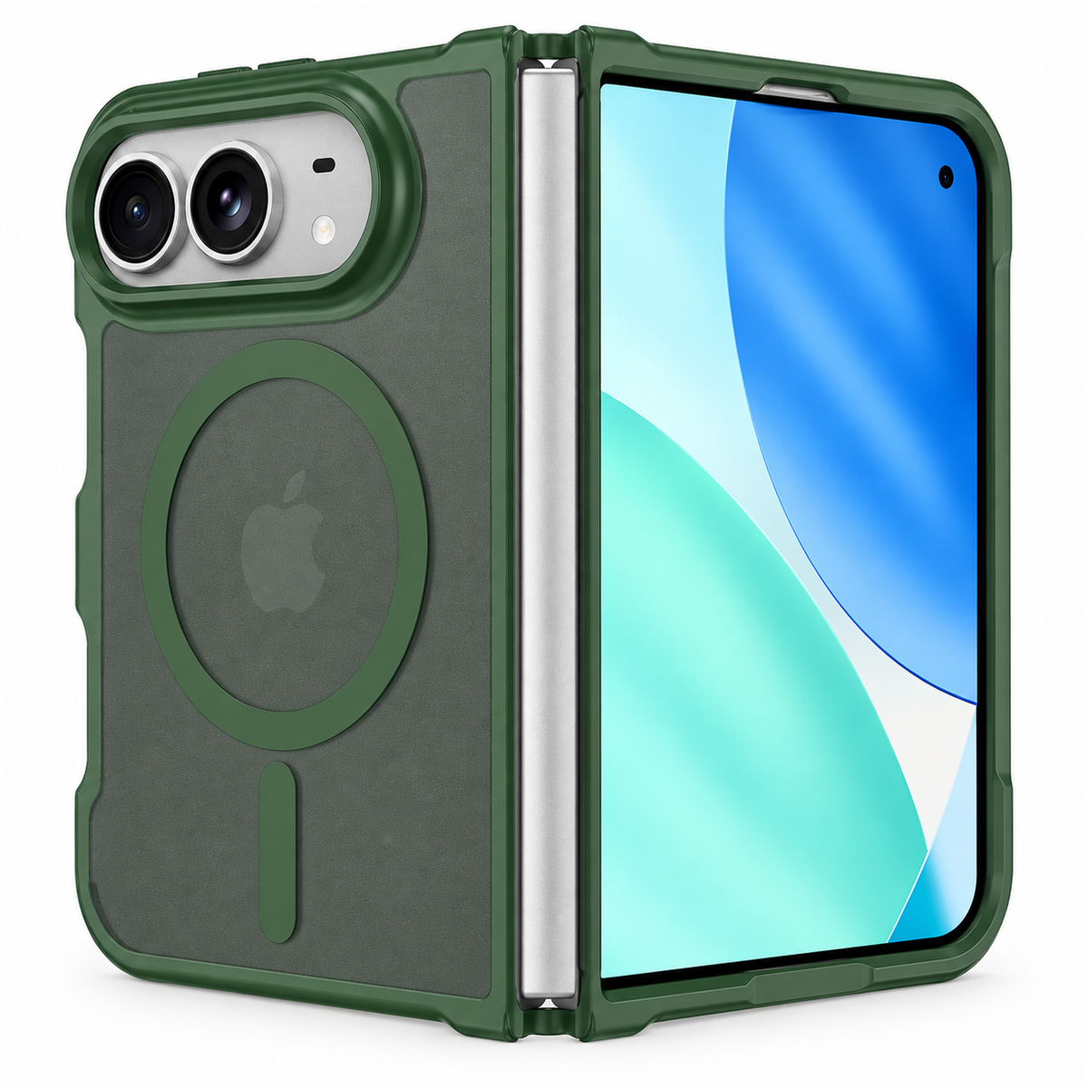 Premium iPhone Case Matte Translucent Skin Feel MagSafe Magnetic Ultra Thin Foldable Cover Wireless Charging Hard PC Slim Durable Protective Phone Cover Case