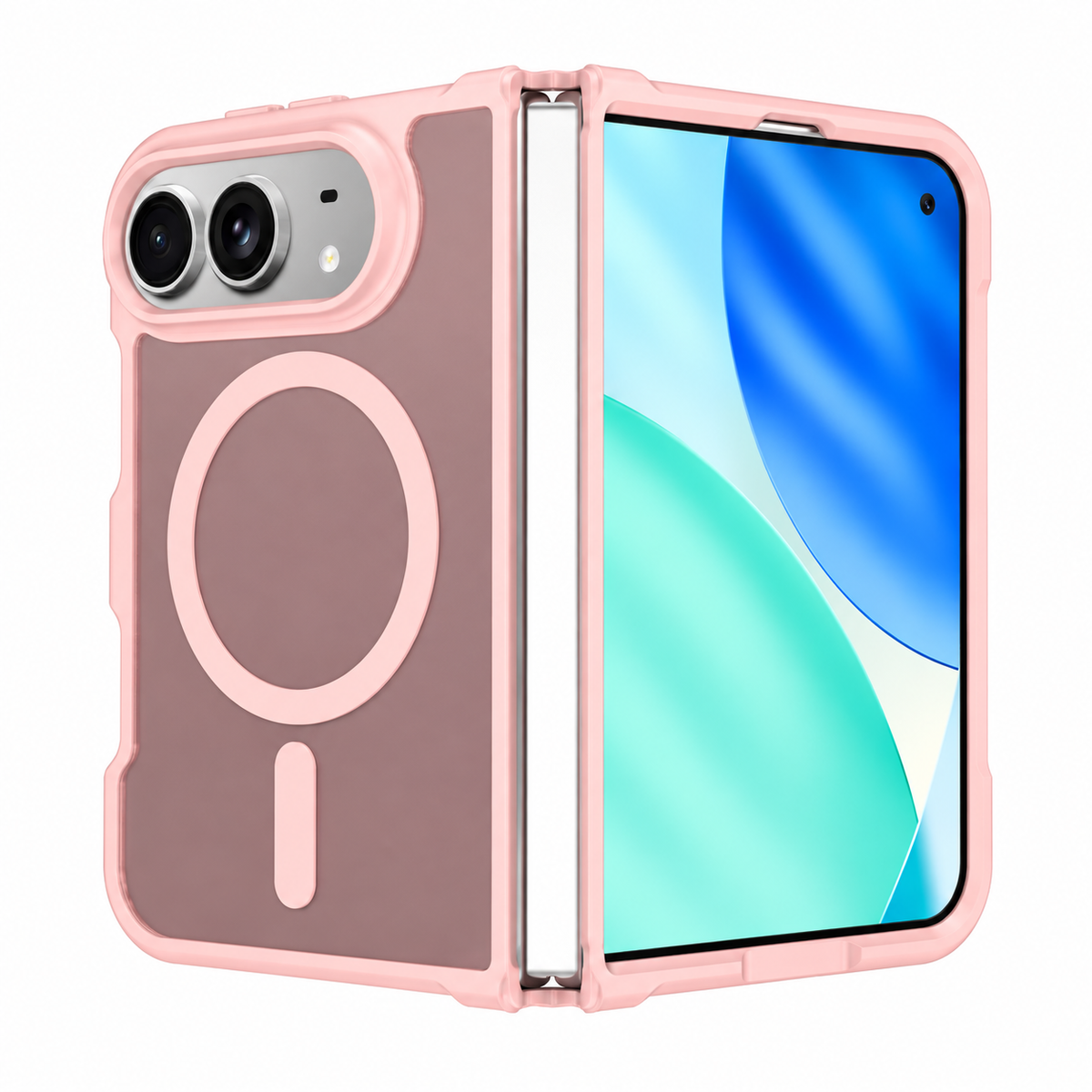 Premium iPhone Case Matte Translucent Skin Feel MagSafe Magnetic Ultra Thin Foldable Cover Wireless Charging Hard PC Slim Durable Protective Phone Cover Case