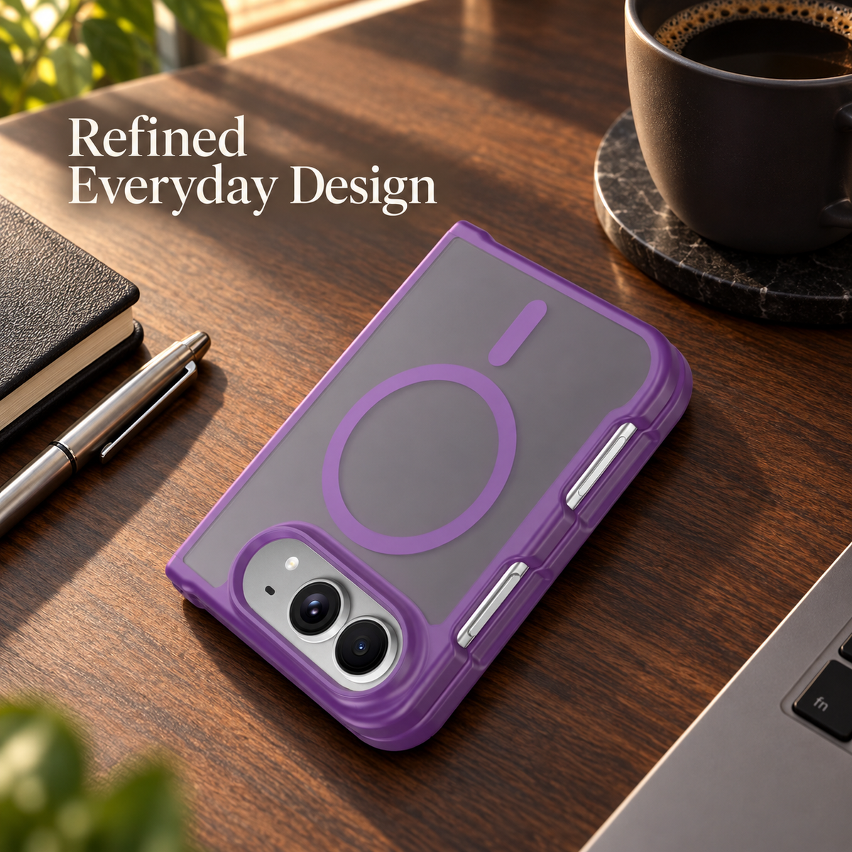 Premium iPhone Case Matte Translucent Skin Feel MagSafe Magnetic Ultra Thin Foldable Cover Wireless Charging Hard PC Slim Durable Protective Phone Cover Case