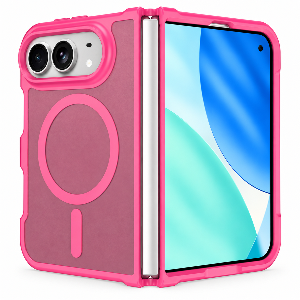 Premium iPhone Case Matte Translucent Skin Feel MagSafe Magnetic Ultra Thin Foldable Cover Wireless Charging Hard PC Slim Durable Protective Phone Cover Case